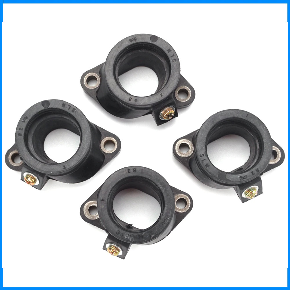 อุปกรณ์เสริมรถจักรยานยนต์คาร์บูเรเตอร์ร่วมไอดีอะแดปเตอร์ข้อต่อบูตสําหรับYamaha FZR250 FZR-250 FZR250