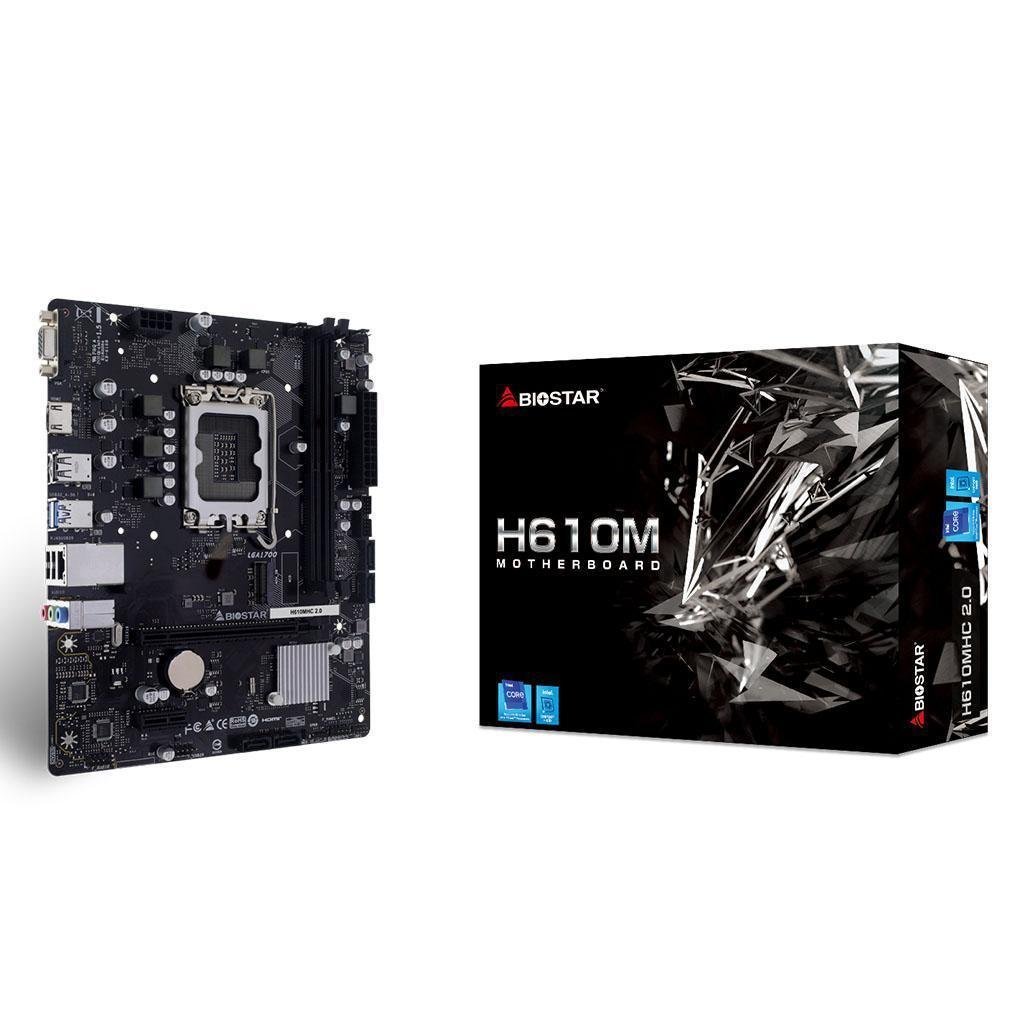 Yingtai H610MHC 2.0 เมนบอร์ดคอมพิวเตอร์เหมาะสําหรับ 12/13 รุ่น CPU 12100F/12400F/13400F