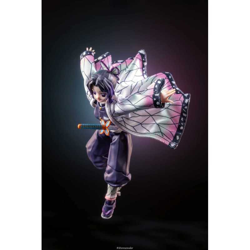 Shf BUZZmod Demon Slayer ผีเสื้อนินจาแมลงคอลัมน์เสื้อคลุมเสื้อคลุมเสื้อคลุมเสื้อคลุมเสื้อผ้าเสื้อผ้า