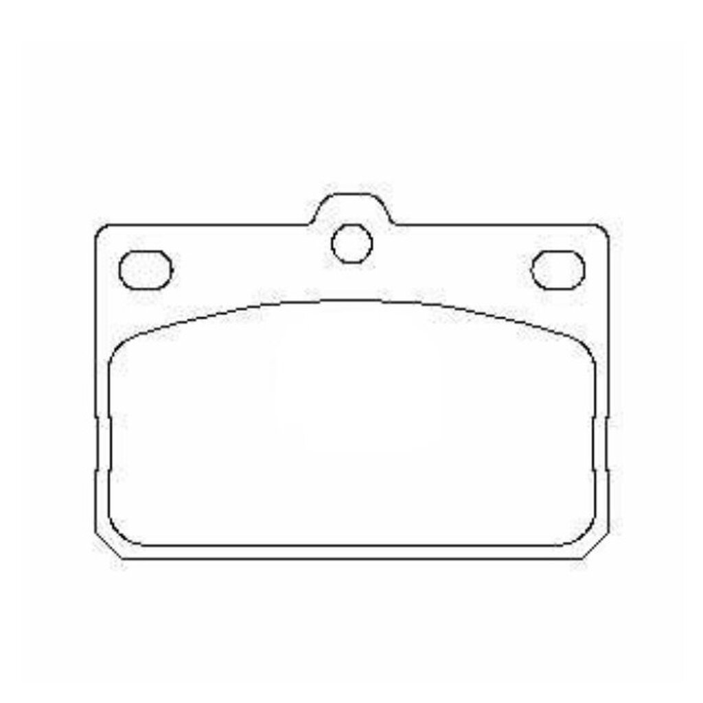 ผ้าดิสเบรคหน้า TOYOTA COROLLA KE20 KE25 KE30 KE35 KE36 KE50 KE55 1972-1980 NTN