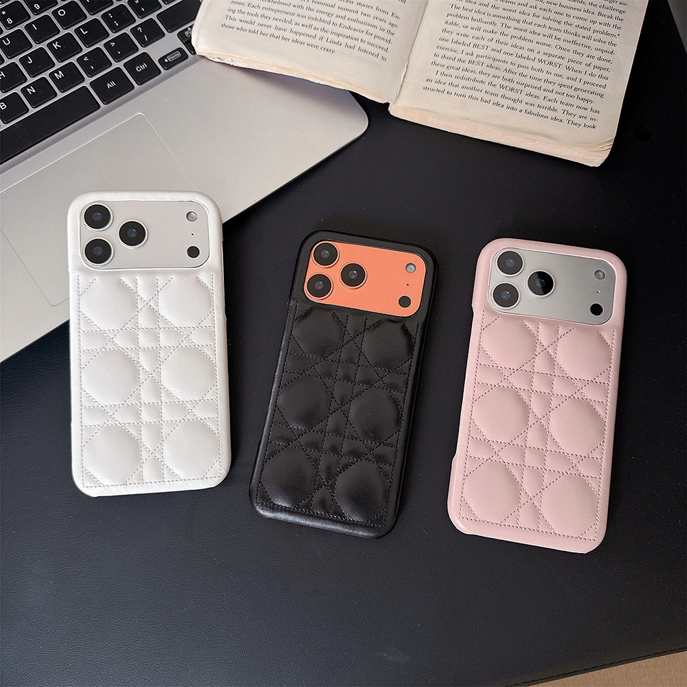 เคสโทรศัพท์หนังหรูหราเข้ากันได้กับ IPhone 17promax 17 Pro Max IP 16 Pro Max 13 14 15 ProMax เคสกันกร