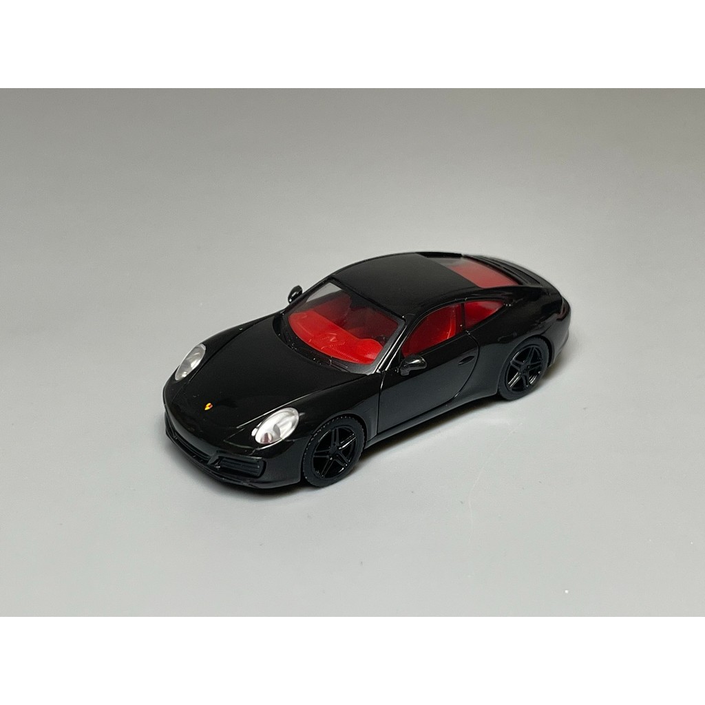 [คลังสินค้าพร้อม] Herpa 1/87 Porsche 911 to Black Wheel