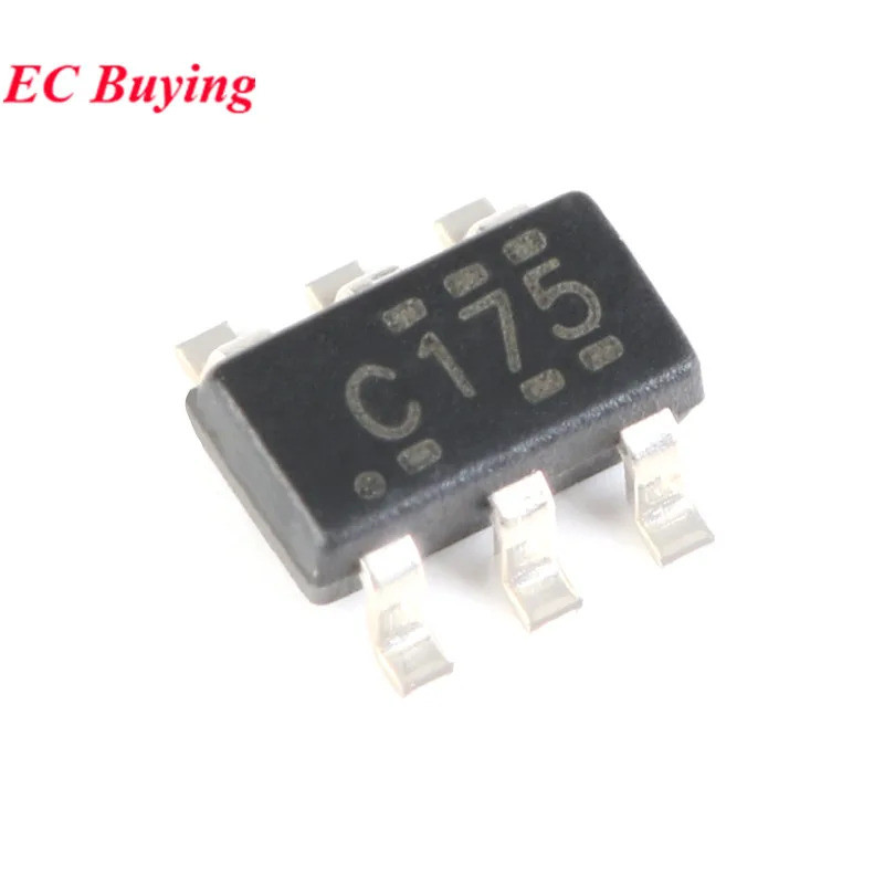 20-10pcs SN74LVC2 SN74LVC2G17 SN74LVC2G17DBVR C175 CI75 SOT23 SOT-23-6 Dual Schmitt Trigger บัฟเฟอร์