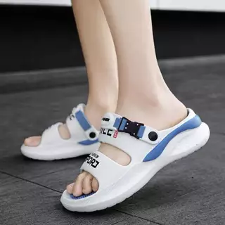 icy.sport🧸พร้อมส่ง🧸"X212" รองเท้าแตะแบบสวม คาดสาย ดีเทลลายเท่ๆ ใส่ได้ทั่งชายหยิง น้ำหนักเบาสบาย