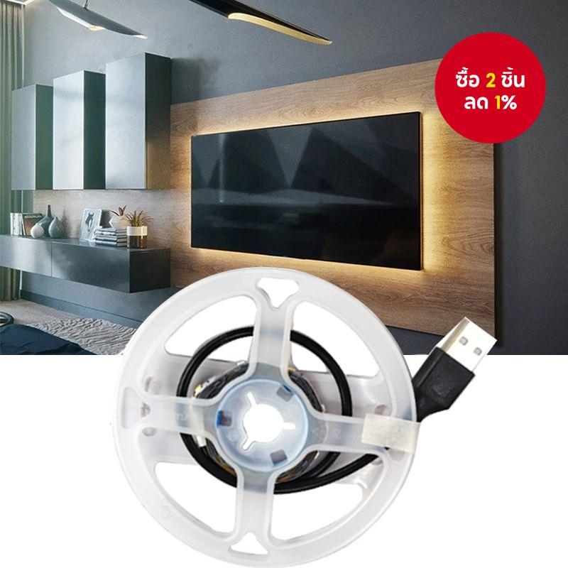 2835 ไฟ LED Strip – 5V USB, สีขาว/วอร์มไวท์, สําหรับตกแต่งห้องและไฟแบ็คไลท์ทีวี