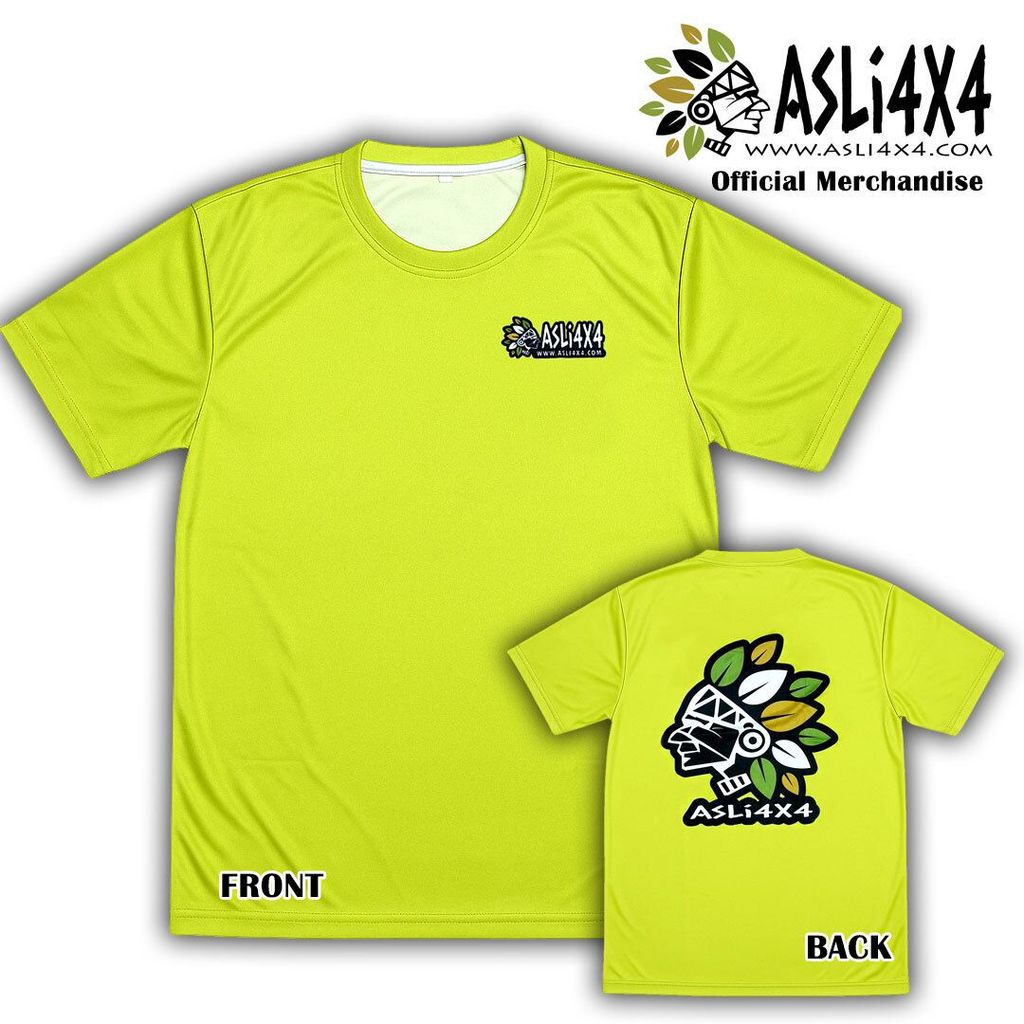 เสื้อยืด AsLi4x4 Dry-Fit (Lime Green Unisex)