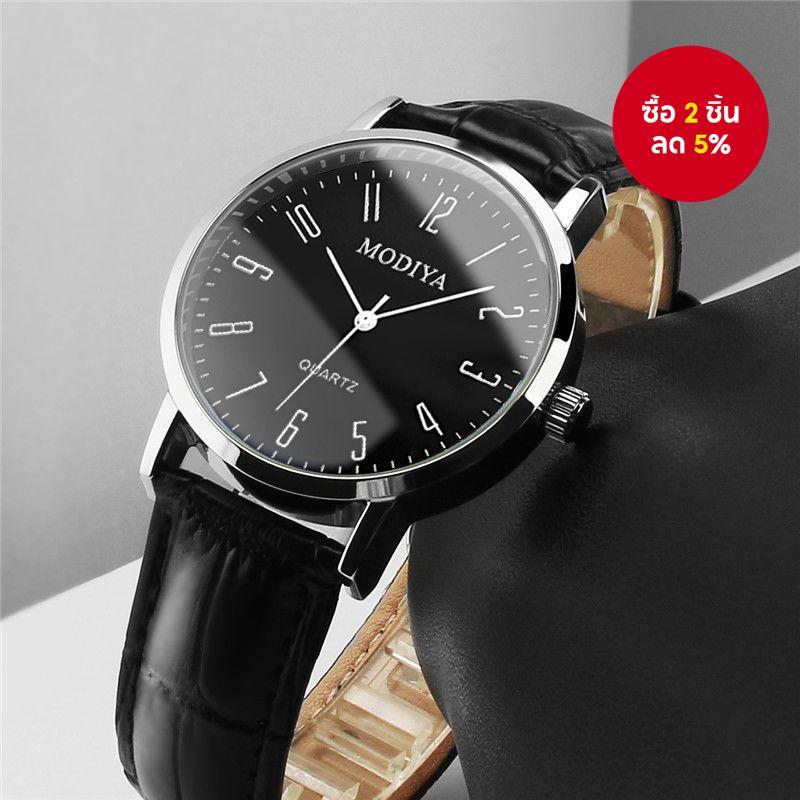 นาฬิกาควอตซ์ผู้ชาย New Chic – ดีไซน์กีฬาเท่กับสายหนัง สำหรับใช้ในธุรกิจและส่งเสริมความสบาย