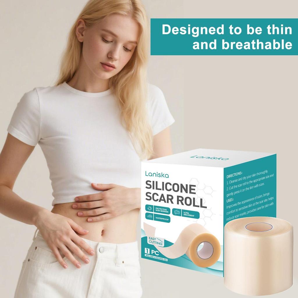 รอยแผลเป็นเทปซิลิโคนเทปใบหน้าสําหรับ Burn Scar Healing Face Repair Strips Healing Bandage สําหรับ Sleeping Recovery pmuisth