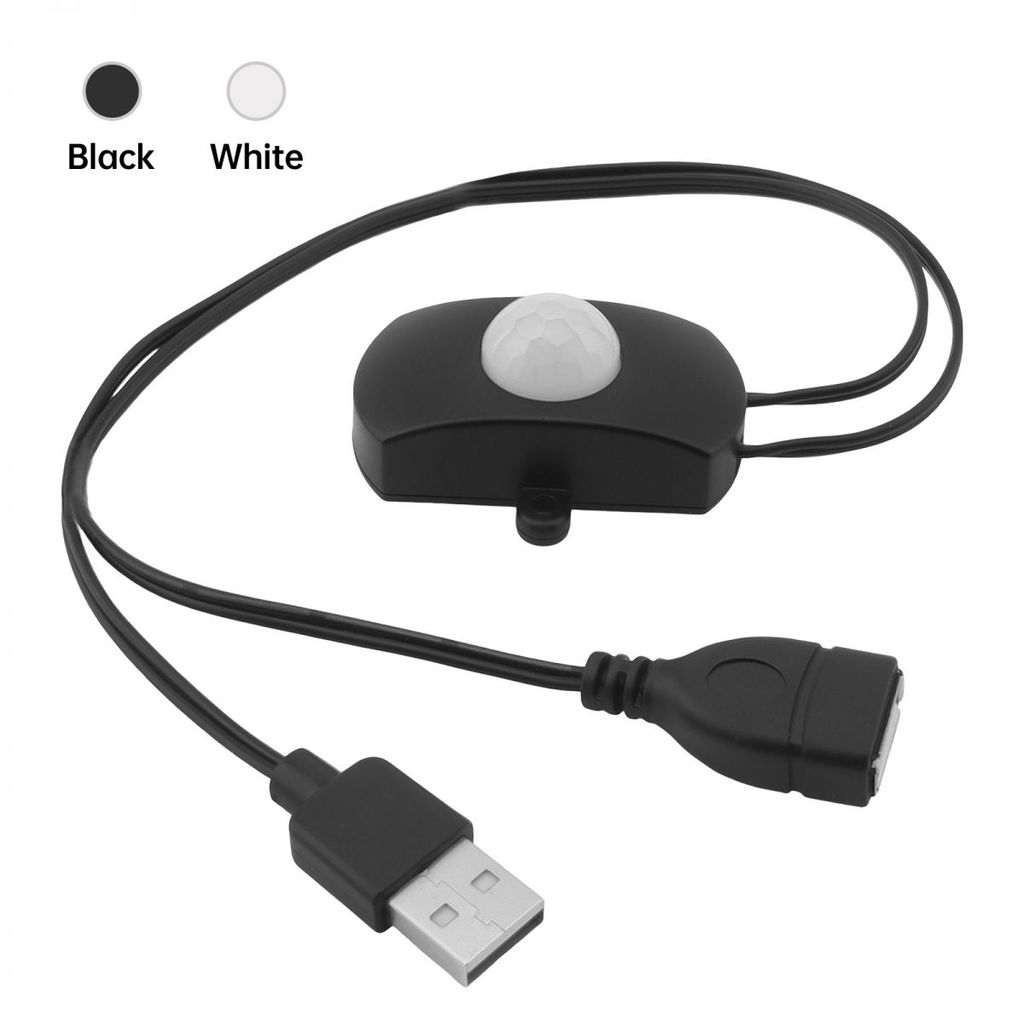 อินเทอร์เฟซ USB PIR Motion Sensor Switch DC 5-24V Motion Activated Smart Detection Switch PIR Motion