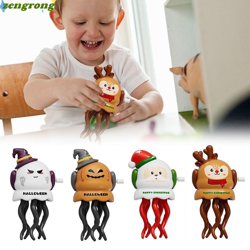 ZENGRONG Magic Dancing Octopus ของเล่น, ฟักทอง Ghost Crawling Dancing Octopus ของเล่น, Elk Clockwork