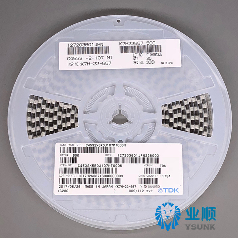 Original Patch Capacitor 4532 1812 107M 100UF 10V X7R 20% ตัวเก็บประจุเซรามิก