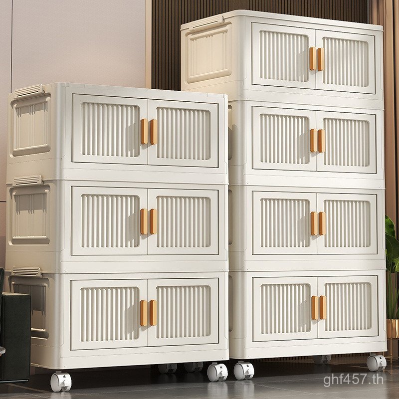 ที่เก็บพลาสติกเสื้อผ้า Locker ตู้ในครัวเรือนของเล่นตู้ขนมติดตั้งฟรี Baby Tidy-up Locker เด็ก FRXC