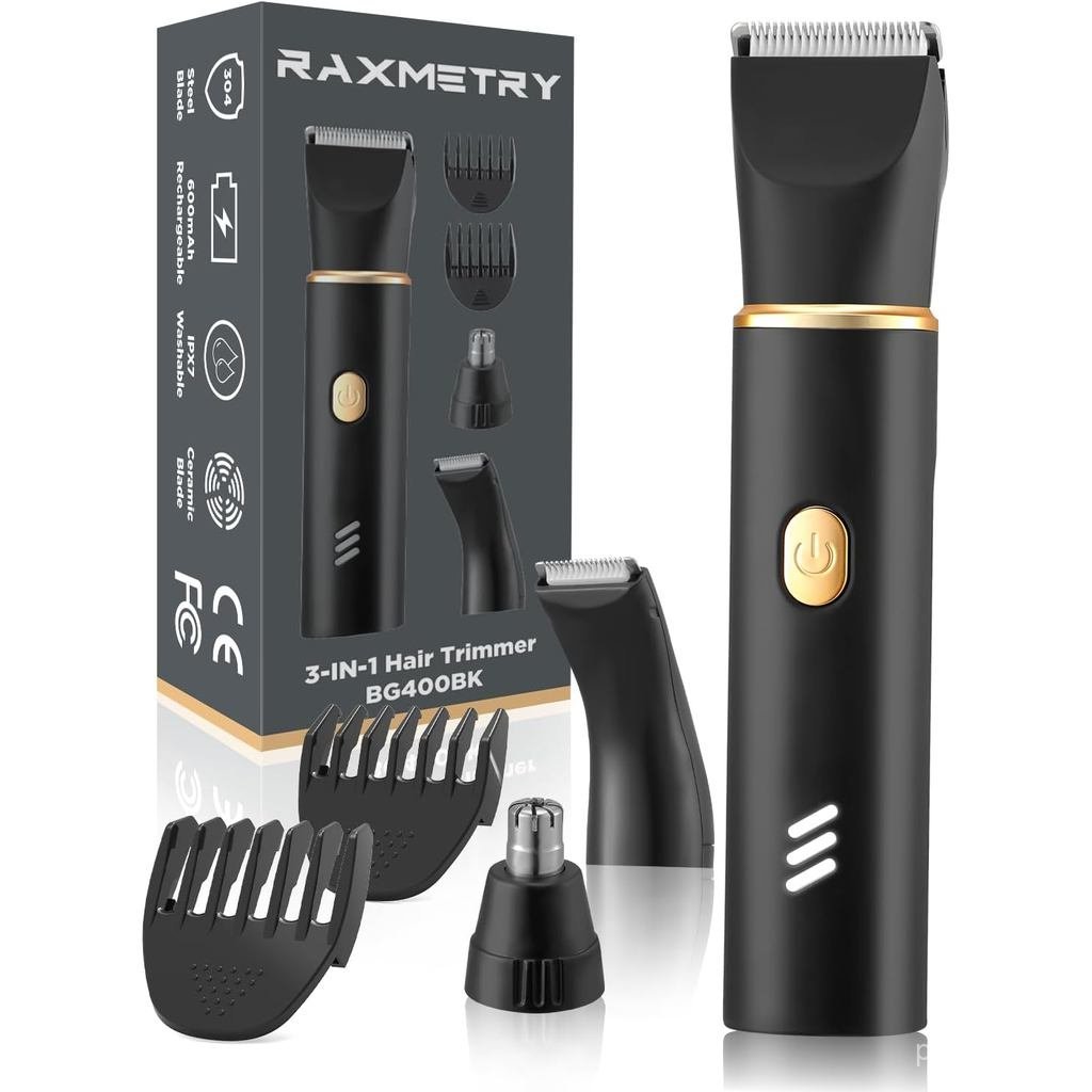 Manscape Body Hair Trimmer สําหรับ Men-3 ใน 1 มีดโกนไฟฟ้า Groin Groomer,IPX7 กันน้ํา,Versatile Hair 