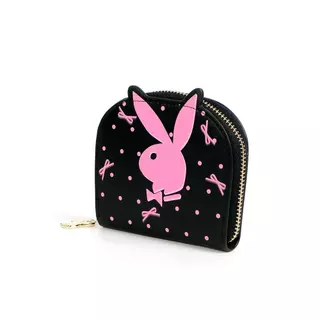 PLAYBOY รุ่น Dotty Coin Bag กระเป๋าสตางค์ใส่เหรียญ รหัส ST-CBS254PB014 สกรีนลายDot กราฟิคโลโก้ มี2สี