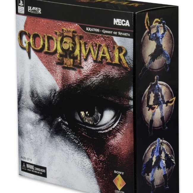 NECA God of War 3 Ultimate Kratos Kratos Kratos Kratos Boxed Deluxe Edition โมเดลฟิกเกอร์