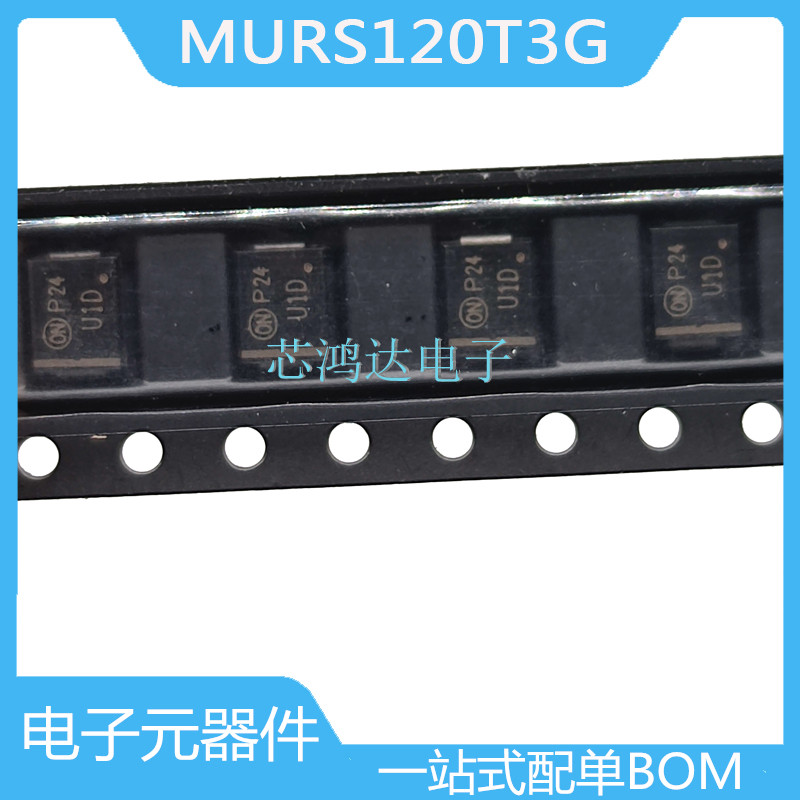 20 MURS120/140/160T3G SMB ผ้าไหมผ้าไหมพิมพ์ U1D/U1G/U1J Patch Quick Recovery Diode
