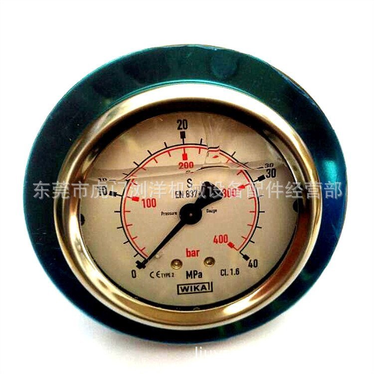 นําเข้าเครื่องวัดความดันความดันทนช็อกแกนทิศทางสแตนเลสเครื่องวัดไฮดรอลิก WIKA เยอรมนี EN837-1 WIKA Va