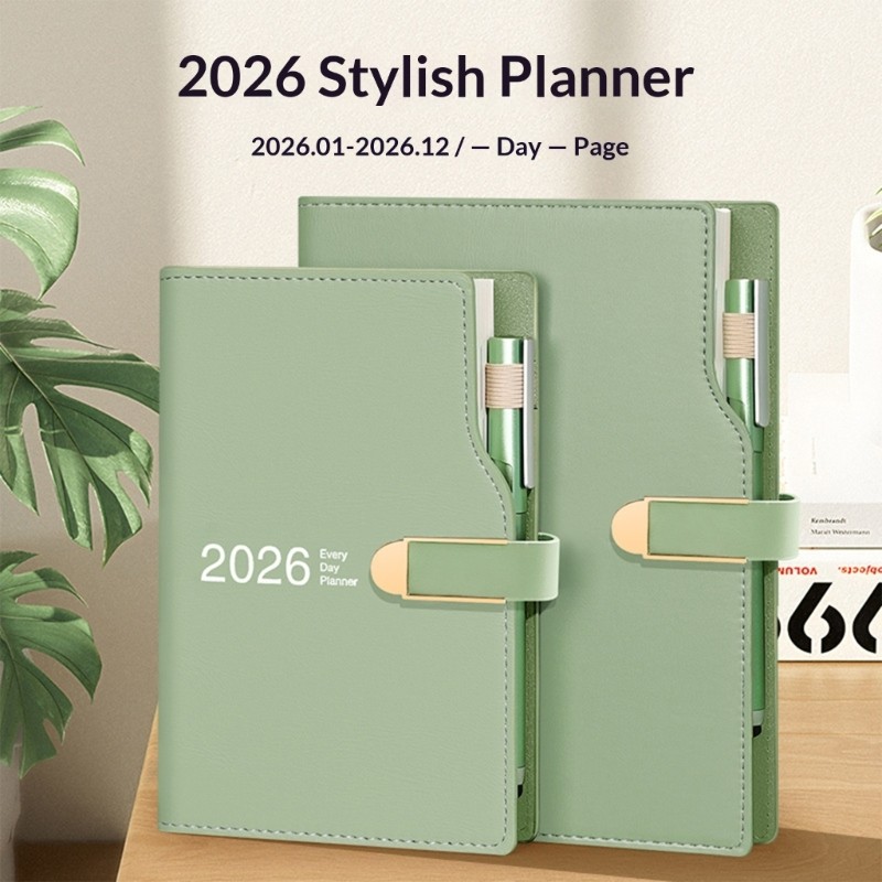 SIY 2026 Schedule Planner Daily Planner มัลติฟังก์ชั่นส่วน Travel Planer Journal Schedule Notebook ส