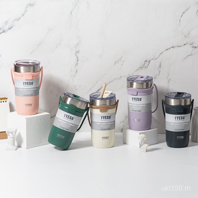 มือจับสแตนเลส#硅胶学生咖啡杯手提保温杯商务男女士车载泰硕14304 IID5
