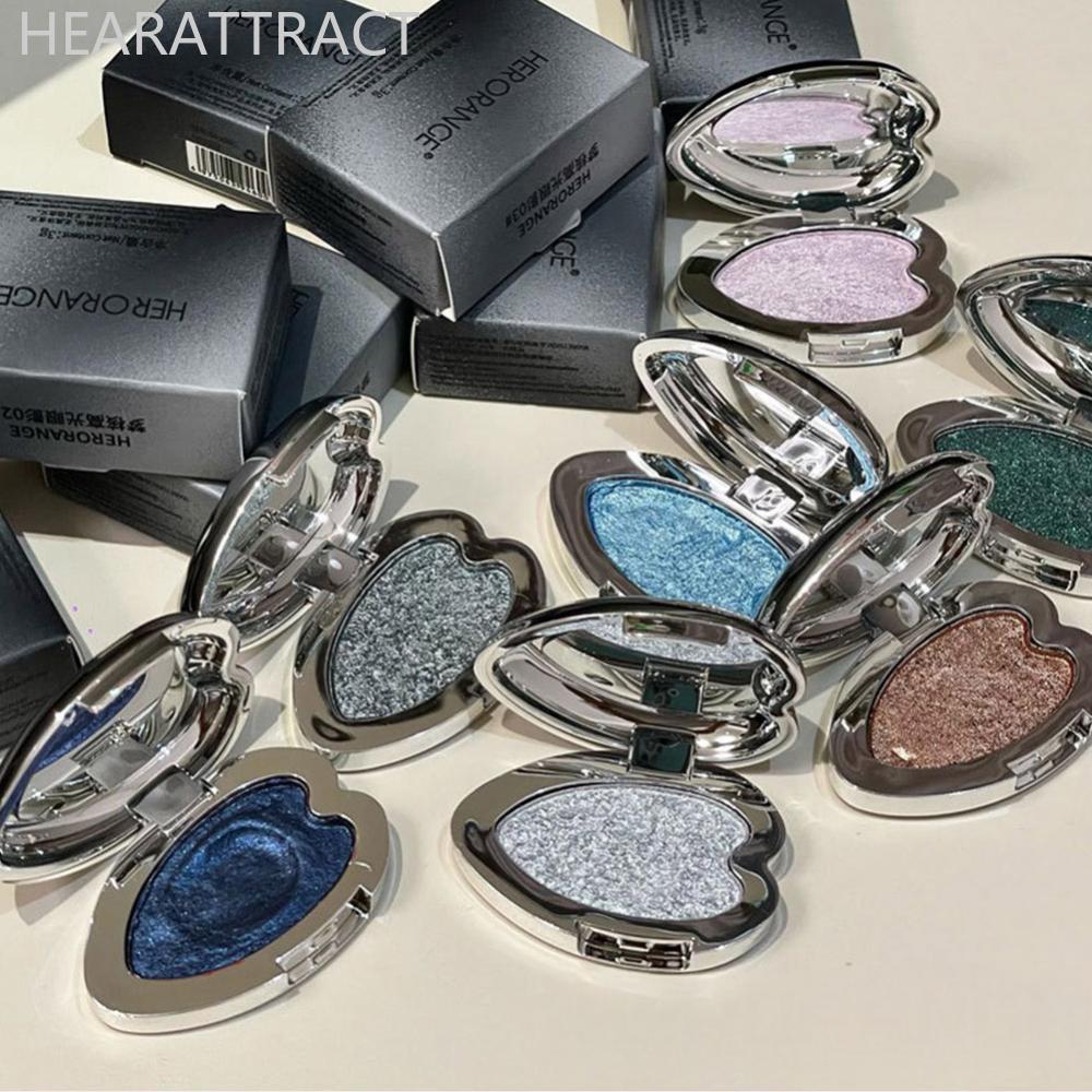 HEARATRACT Shimmer Eyeshadow Sparkle Highlighter Creamy Putty Texture Smooth Party Glam ทุกวันแต่งหน