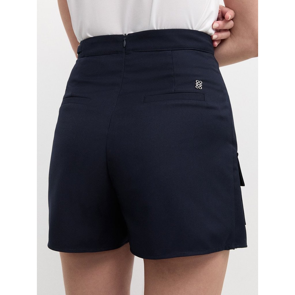 [Pomelo] กางเกงกระโปรงอสมมาตร / Asymmetric Skort — صورة 5