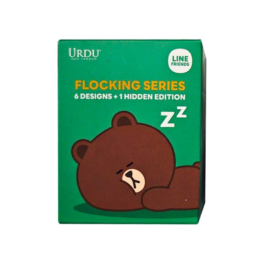 Line Friends Meets Urdu กล่องสุ่ม Flocking Series - คละแบบ (