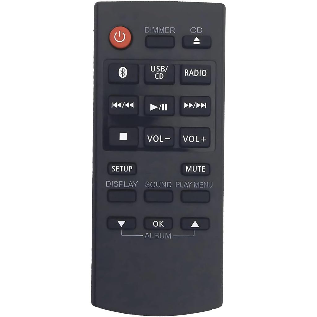 N2QAYB000984 รีโมททดแทนสําหรับ Panasonic CD Stereo System SA-HC395 SA-HC397 SC-PM250 SC-PM251 SA-PM2