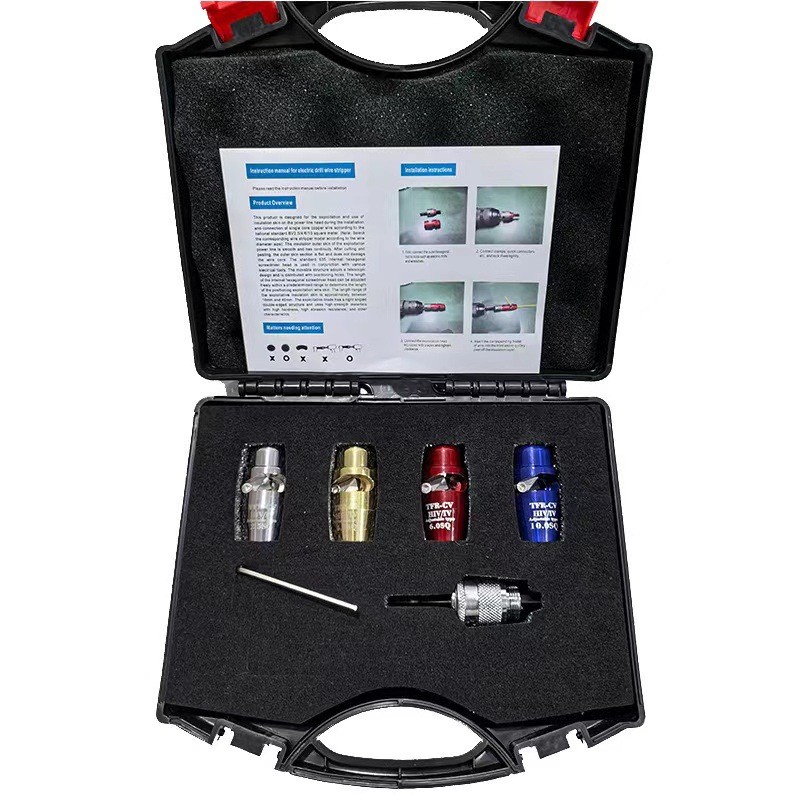 Wire Stripper Wire Stripper Peeling Wire Stripper สายเคเบิล Peeling ไฟฟ้าหมุน Wire Stripper เครื่องม
