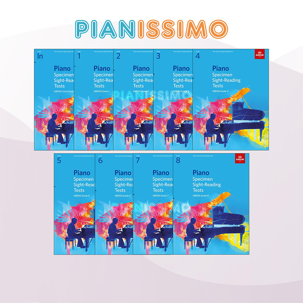 ABRSM Piano Specimen Sight-Reading Tests Initial Grade 1 2 3 4 5 6 7 8