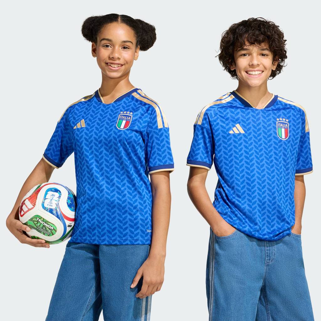 adidas Football Italy 26 Home Kids Jersey Unisex Blue JY7585