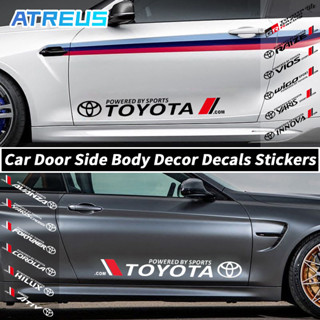 Toyota สติกเกอร์กันรอยขีดข่วน ป้องกันรอยขีดข่วน สําหรับตกแต่…