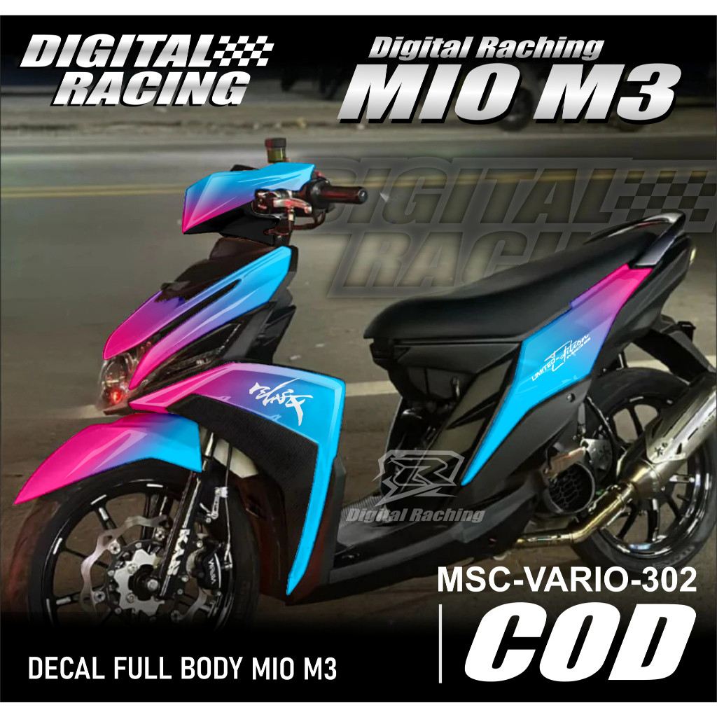 Mio M3 Full Body Decal - Mio M3 Full Body Gradient สติกเกอร์ - Mio M3 Full Body Decal - Mio M3 Full 