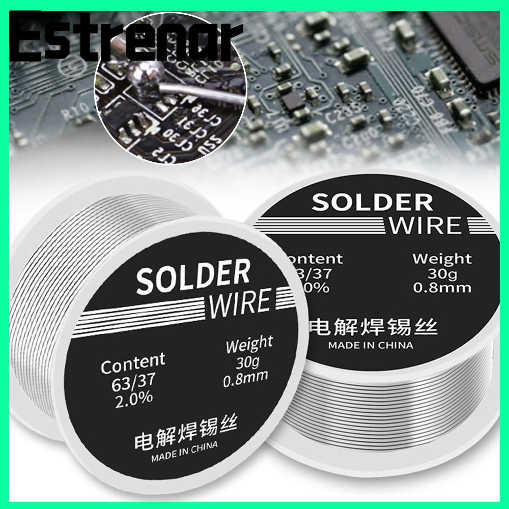 ESTRENAR 30g 0.8mm Corel Solder Low-melting FLUX 2.0% Universal ไฟแช็ก Solder Wire