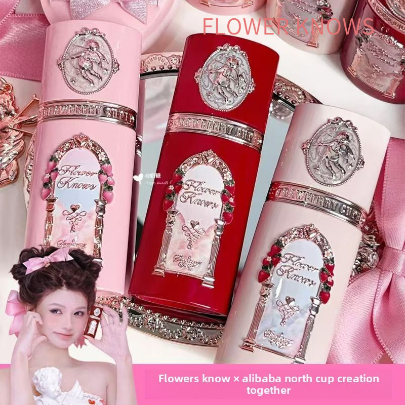 FLOWER KNOWS Strawberry Cupid Series Liquid Blush & Contour ผิวธรรมชาติ