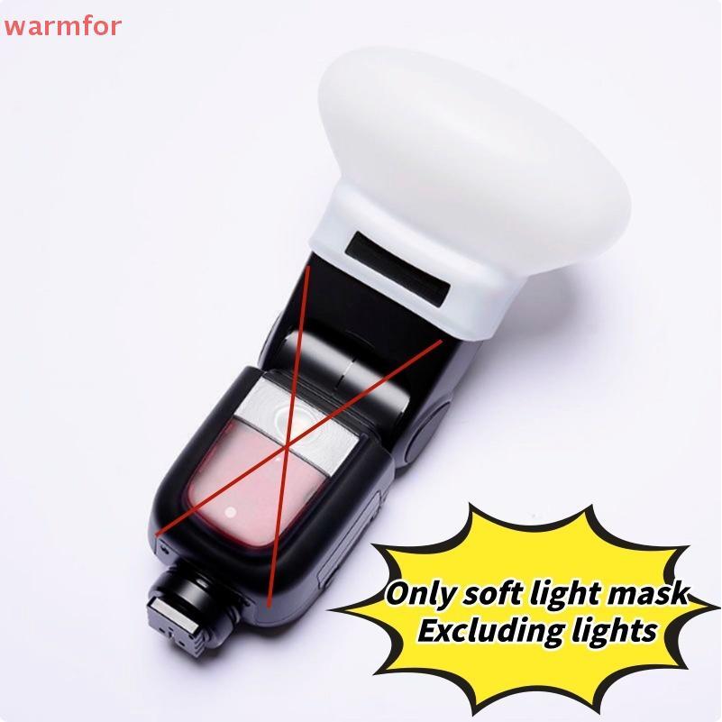 (warmfor) 1 ชิ้น Diffuser Bounce Dome Soft Silicone Flash สําหรับ Fujifilm Yongnuo Speedlite