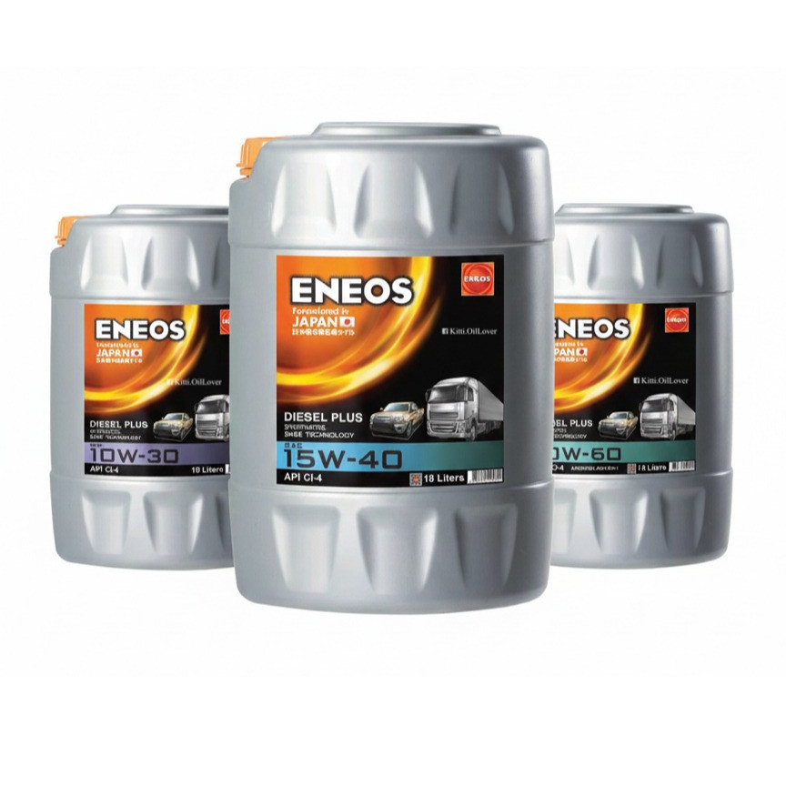 ของแท้ ENEOS Diesel Plus 10W-30 15W-40 20W-50 เอเนออส ดีเซล พลัส 10W30 15W40 20W50 เทคโนโลยีสังเคราะ