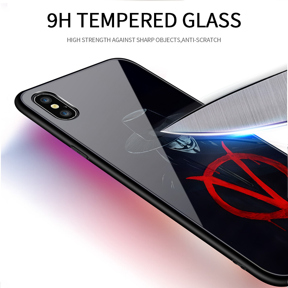 เคส For เคสแข็ง OPPO A3 A3X A60 A18 A78 A79 A17 A54 A38 A58 A77 A98 A17K A57 Pro 4G 5G เคสออปโป้ Glass Case BLK - รูปที่ 5