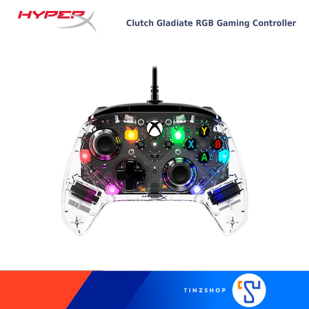 HyperX Clutch Gladiate RGB Gaming Controller (HPX-7D6H2AA) คอนโทรลเลอร์ สำหรับเอ็กซ์บ็อกซ์
