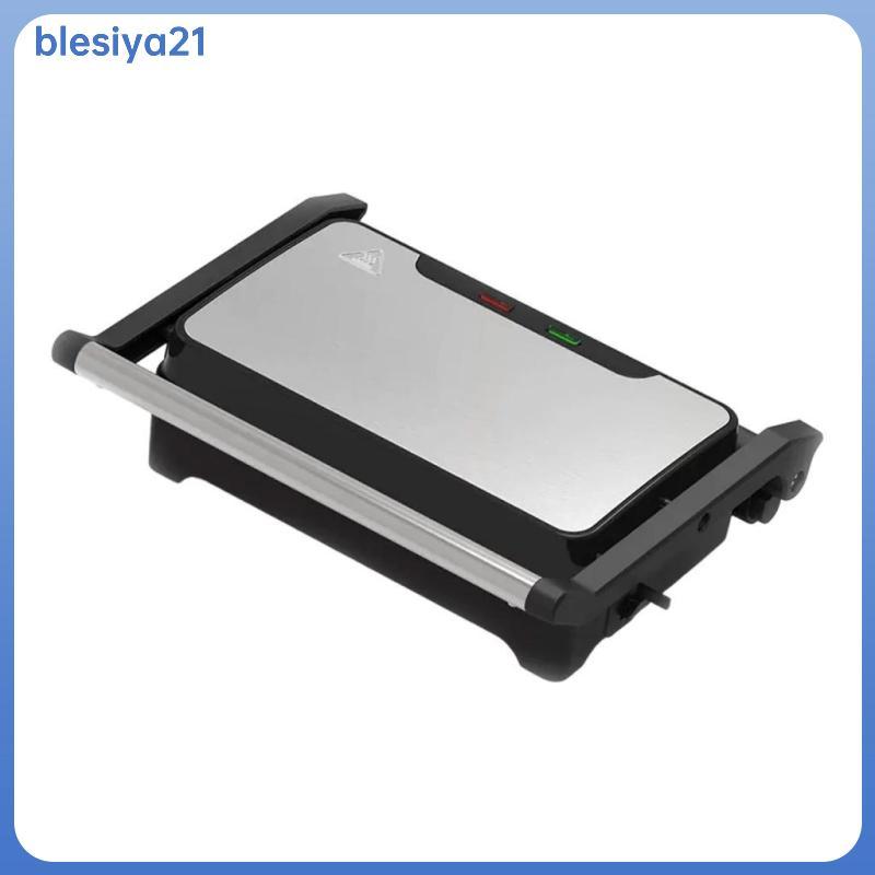 [blesiya21] Panini Press Grill Panini Maker ขนาดกะทัดรัดพร้อมที่จับ 750W เครื่องทําอาหารเช้าสําหรับข