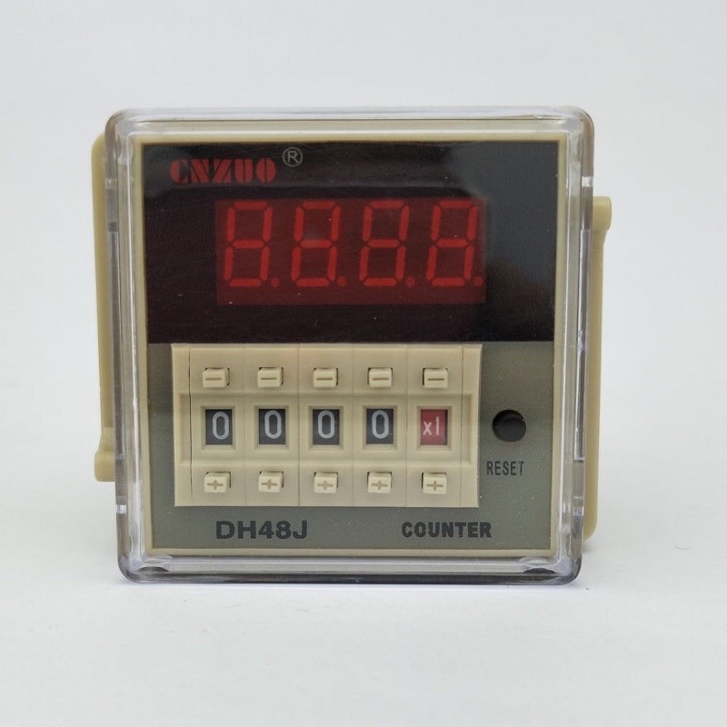 New เคาเตอร์ DH48J-A DH48J-11A 11ขา   12v 24v 220v แถมขาเสียบ ยี่ห้อpnc. สินค้าพร้อมส่งในไทย