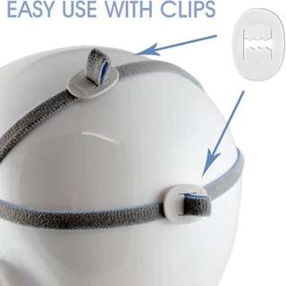 Suolaer ResMed AirFit P10 หมอนจมูกเบาะรวมหมวกสายรัด CPAP Reuse อุปกรณ์เสริม