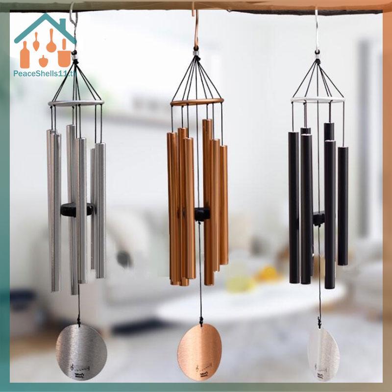 PeaceShells ขนาดใหญ่ Deep Tone Windchime Chapel Bells กระดิ่งลมสวนกลางแจ้งตกแต่งบ้าน TH