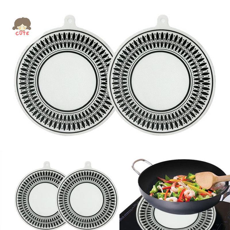 Annag 1PCS Induction Cooktop Mat Cooktop Scratch Protector สําหรับเตาแม่เหล็กไฟฟ้ามัลติฟังก์ชั่ซิลิโ