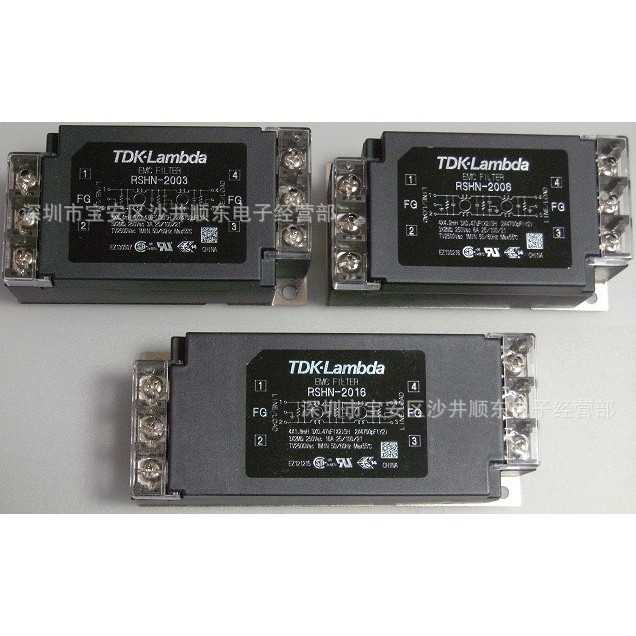 TDK-LAMBDA EMC Power Filter RSHN-2010 10A250V Dual Pole Original QGKD