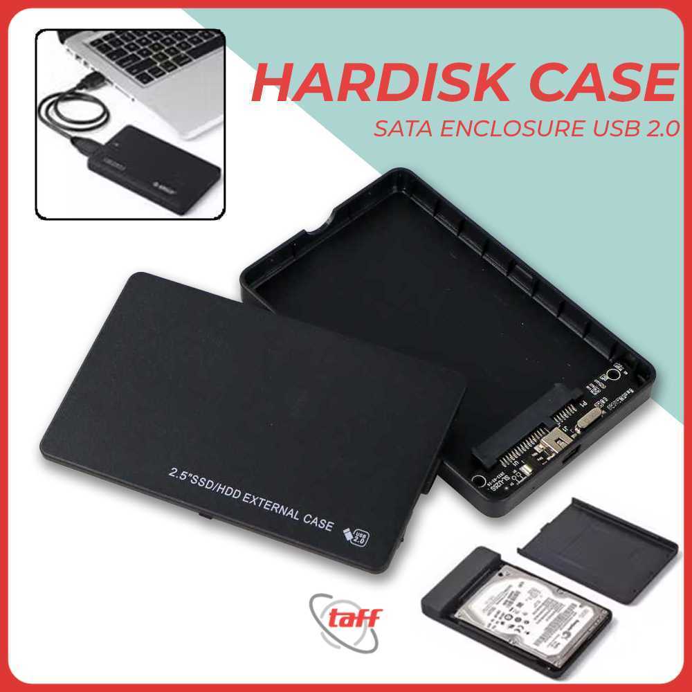 2.5 HDD SATA Enclosure USB 2.0 ถึง Mini USB Hard Drive Case - U25Q7
