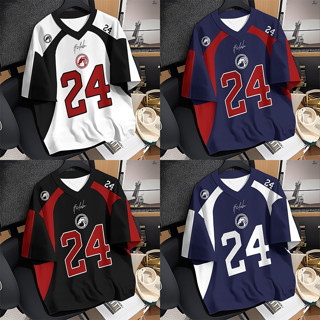 การปรับแต่งฟรีผู้ชายและผู้หญิง NO.24 เสื้อยืดกีฬากลางแจ้งฟุต…