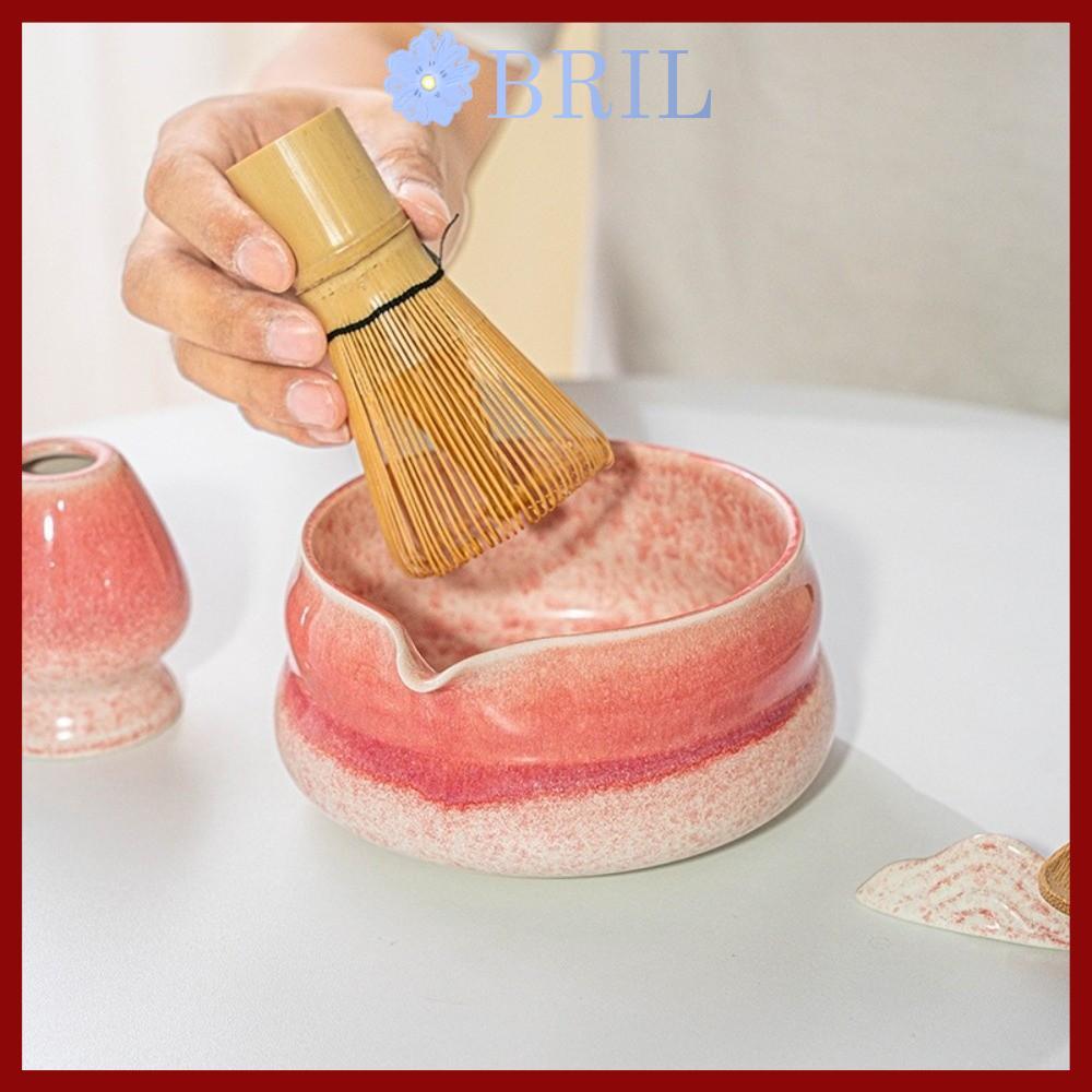 in stockBRIL ชุดชามมัทฉะ 2 ชิ้น, Tea-Making เครื่องมือชา Whisk ชุดเซรามิคญี่ปุ่น Matcha ชุดชา, ของขวัญพร้อมปากเป่าชุดชาอุปกรณ์เสริมแปรงมัทฉะสําหรับคนรักชา
