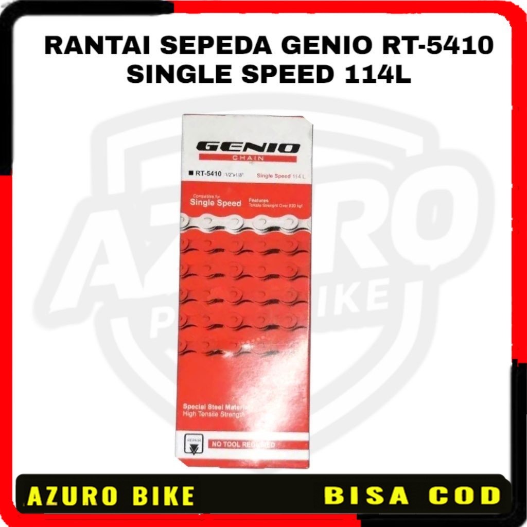 GENIO RT-5410 SINGLE SPEED 114L BIKE CHAIN