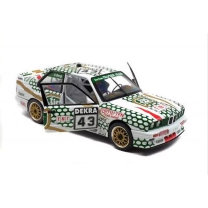 Solido Solido 1 18 BMW เยอรมัน RV Racing รุ่น BMW E30 M3 DTM 1991