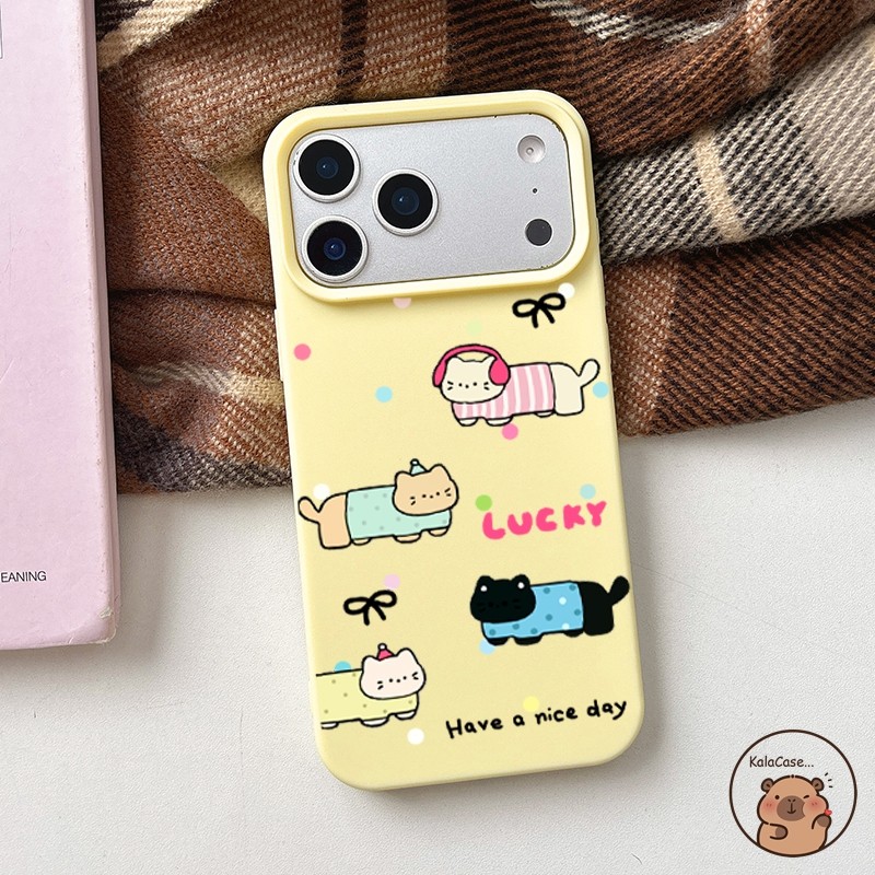 สําหรับ OPPO ค้นหา X9 X8s X8 Pro X7 Ultra A2 A2x A1x A1s FindX9 FindX8 เคสโทรศัพท์น่ารักที่มีสีสันแมวลายจุดโบว์กุทัณฑ์ตลกการ์ตูน Matte Frosted Plain Soft Casing Case Cover